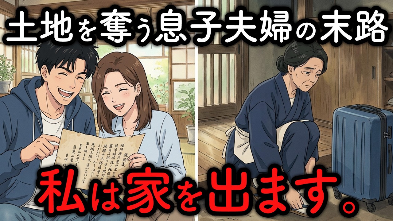 「土地くれるよね？」プリン1個で権利を奪う息子夫婦…裏で母を「チョロい」と笑う会話を聞いた68歳女性の覚悟