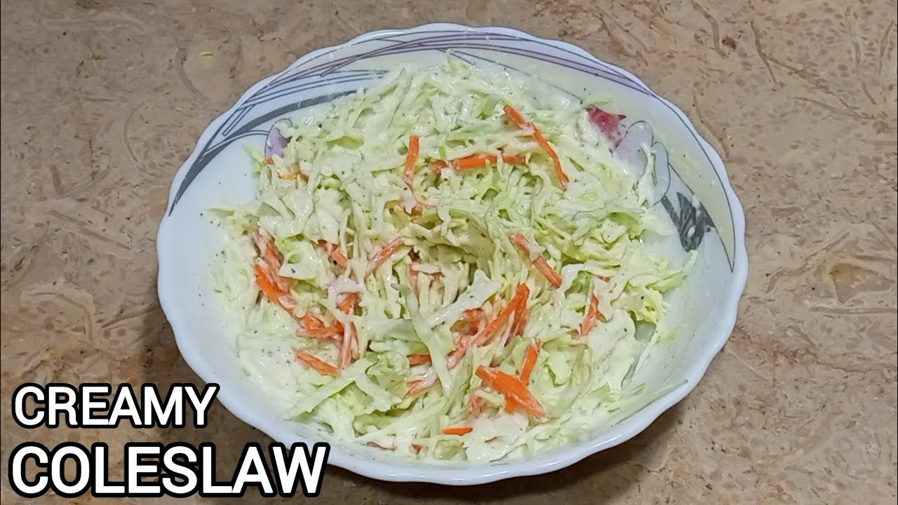 CREAMY COLESLAW Recipe | The Best Homemade Creamy Coleslaw, Ready in 5 minutes | Ramzan Special | 