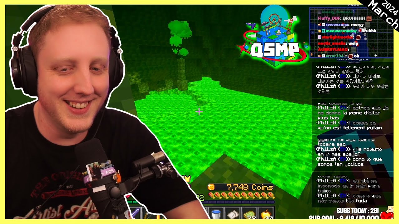 QSMP - I got spooky stuff :D - Philza VOD - Streamed on March 15 2024