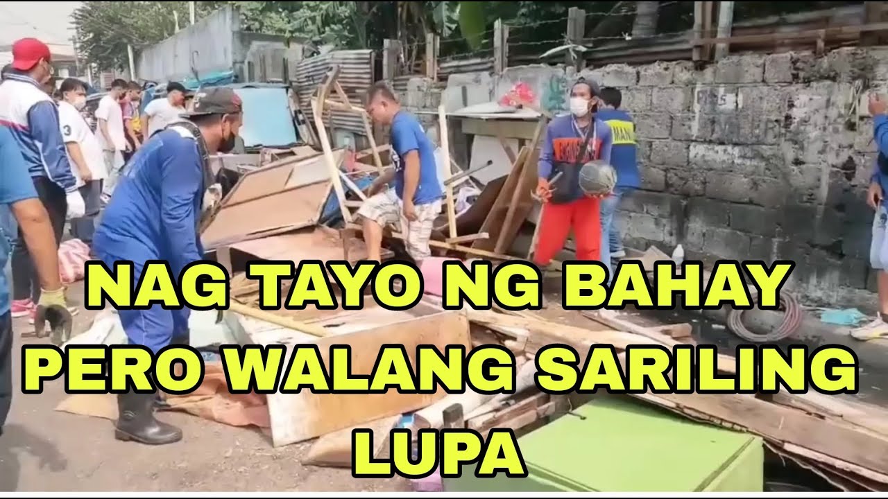 NAGTAYO NG BAHAY WALA NAMAN SARILING LUPA SINAKOP PA ANG KALSADA