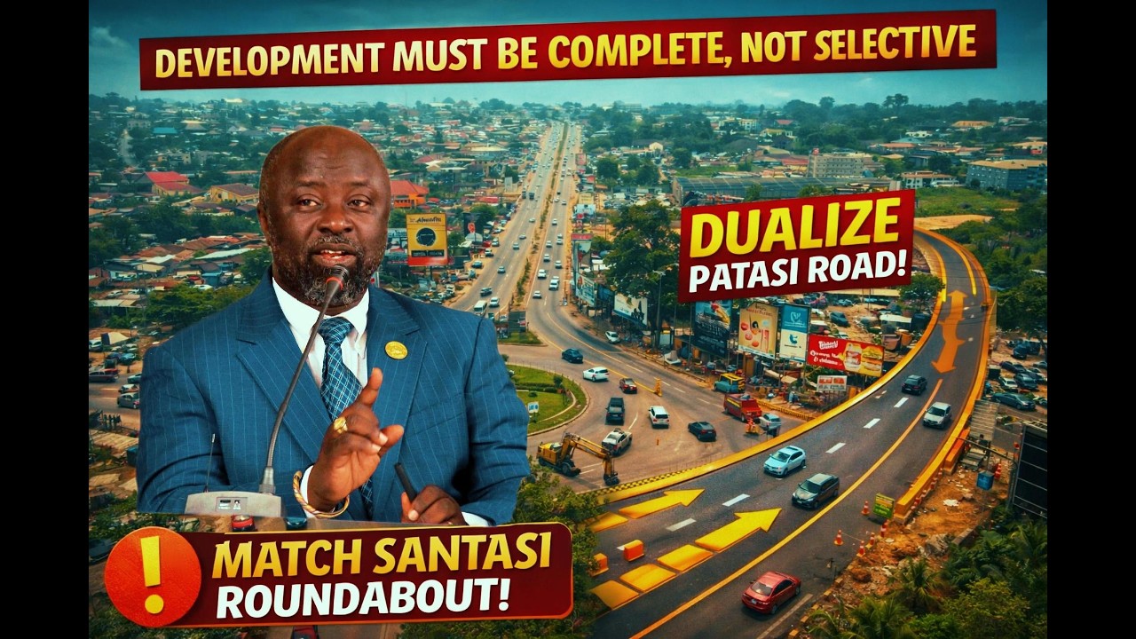 #watch -  Dualize Patasi Road To Match SANTASI ROUNDABOUT - KUMASI.