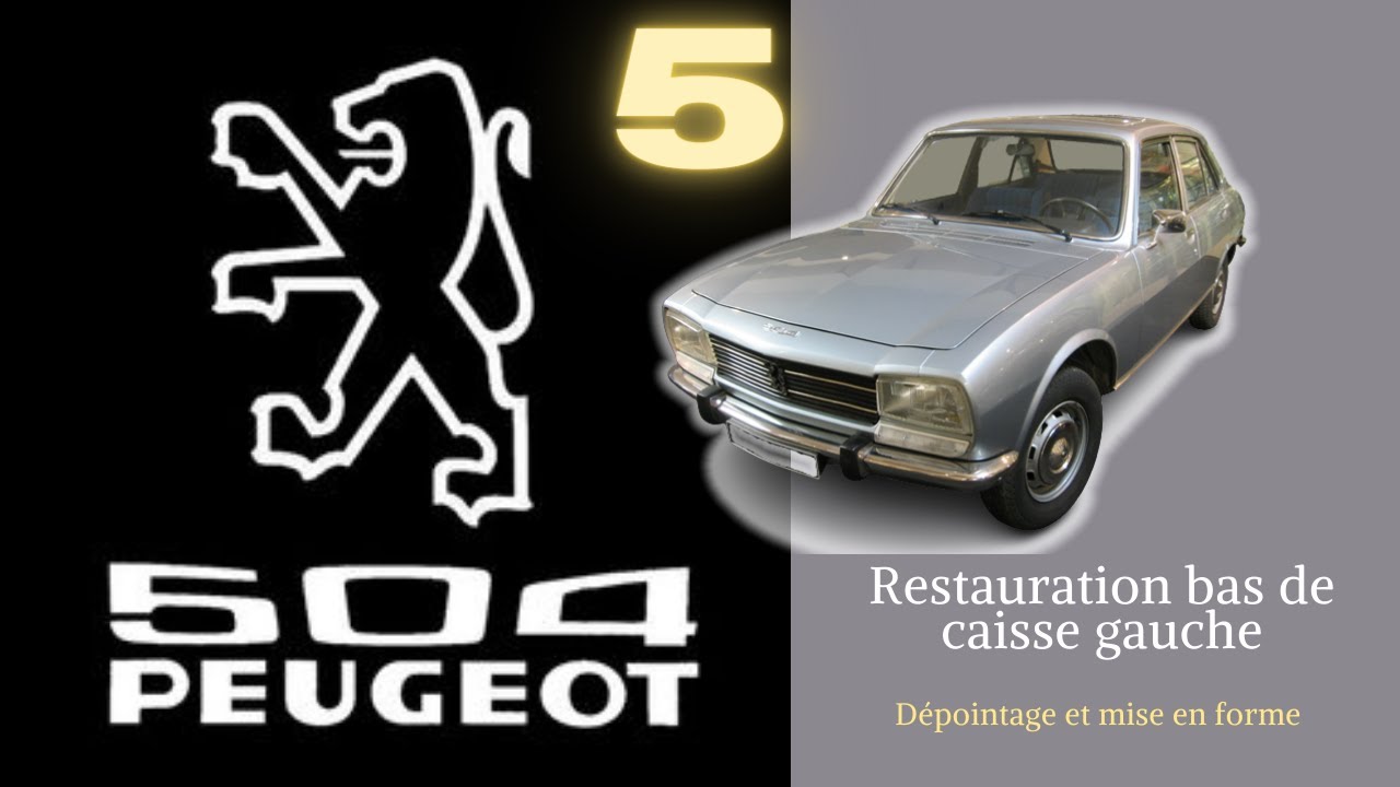 Remise en état du bas de caisse gauche 504