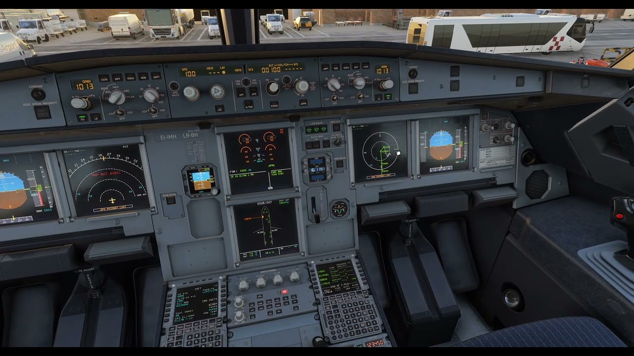 MSFS 2024 - Da LIPZ (Venezia - Tessera, Italia) a LIPB (Bolzano, Italia) - Fenix A319 - 4K