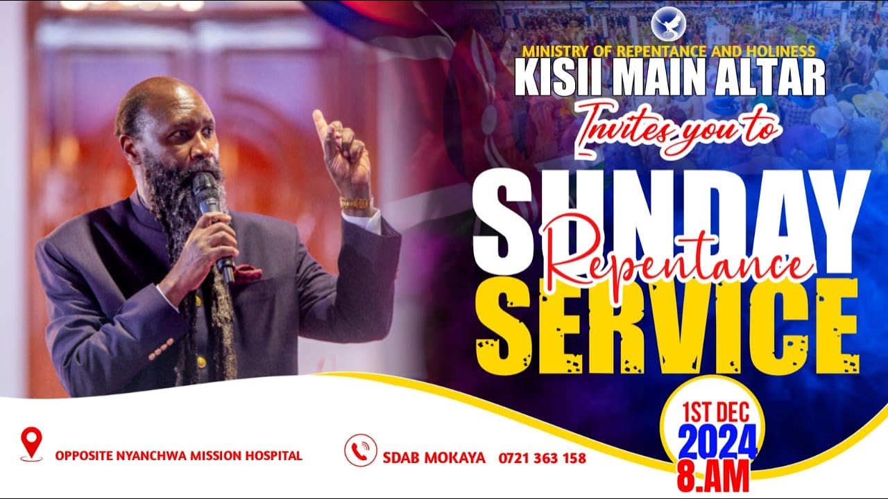 KISII MAIN ALTAR SUNDAY SERVICE 1ST DEC  . 2024