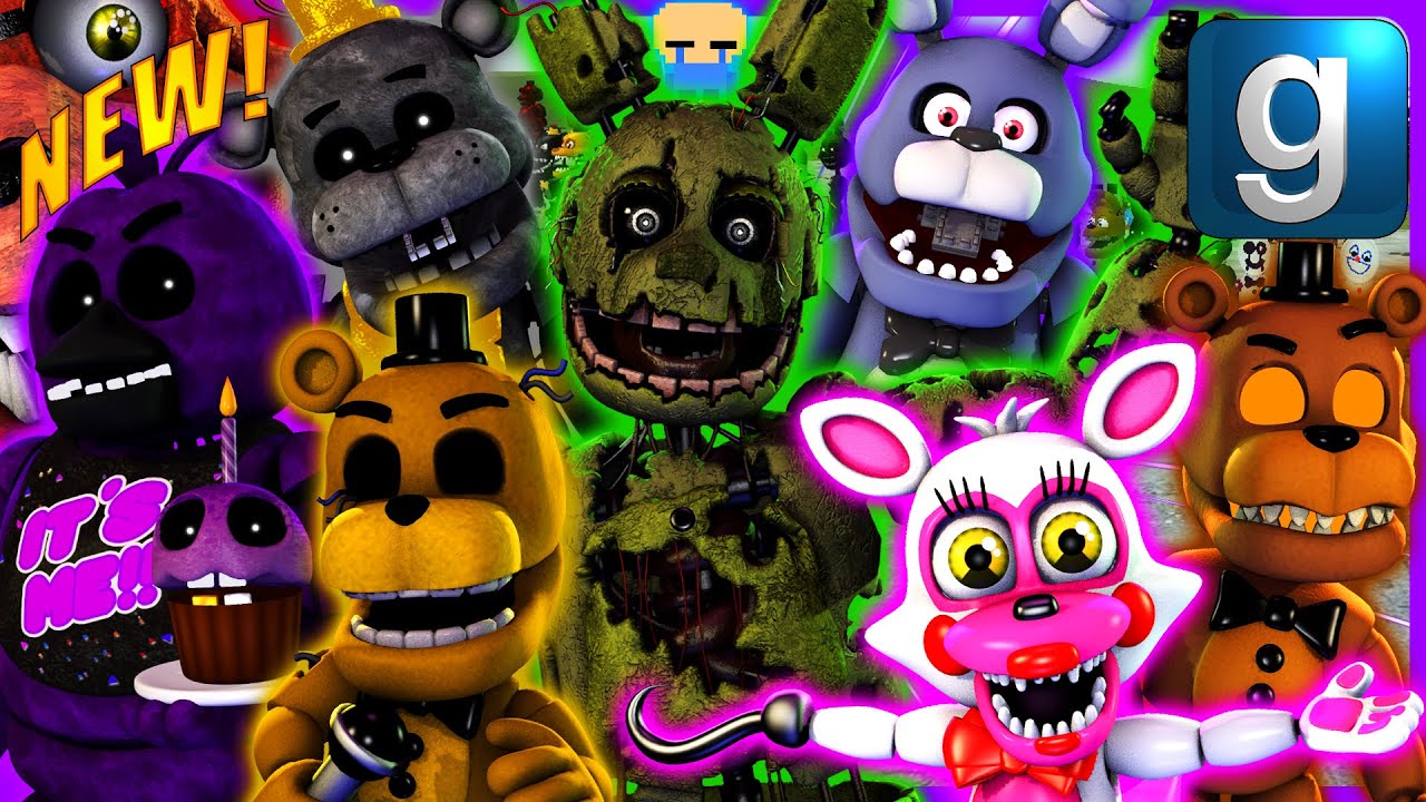 Gmod FNAF | Review | Brand New Gmod FNAF Bundle Pack! [Part 5]