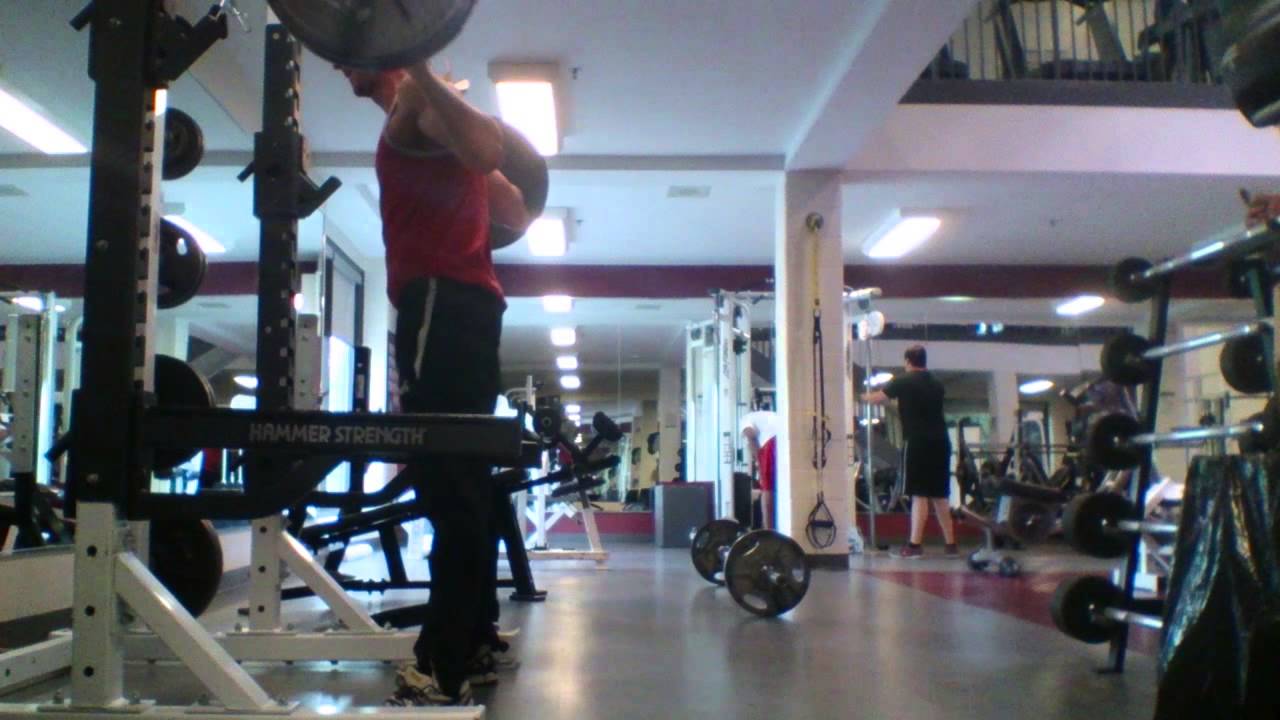Two plate squat
