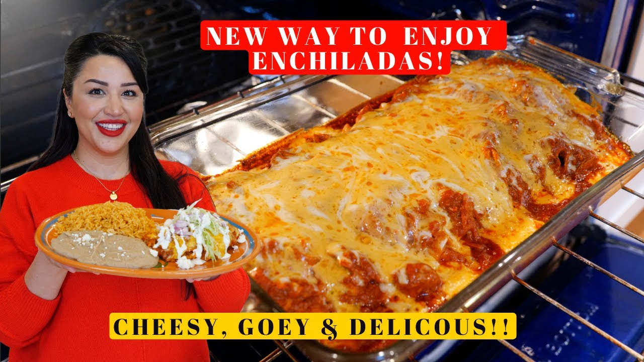 Red Chicken Enchiladas recipe ( Chicken Tinga ) | How to make Enchiladas