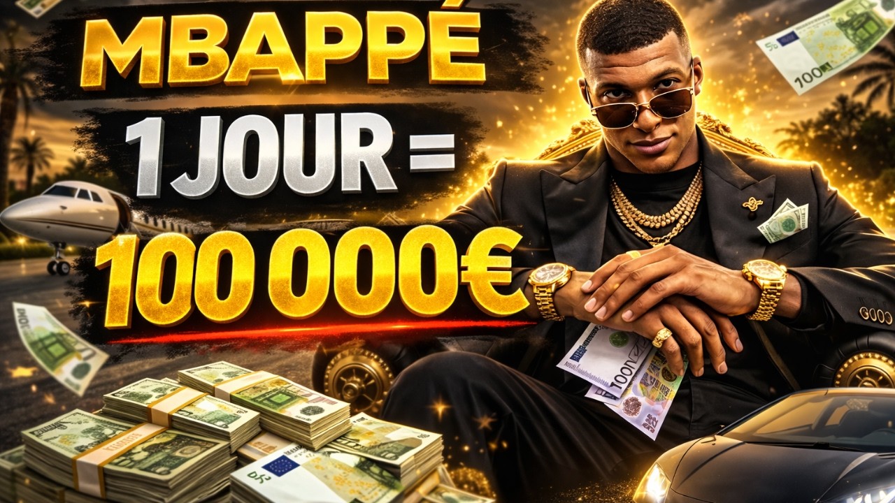 COMMENT MBAPPÉ GAGNE 100 000€ PAR JOUR
