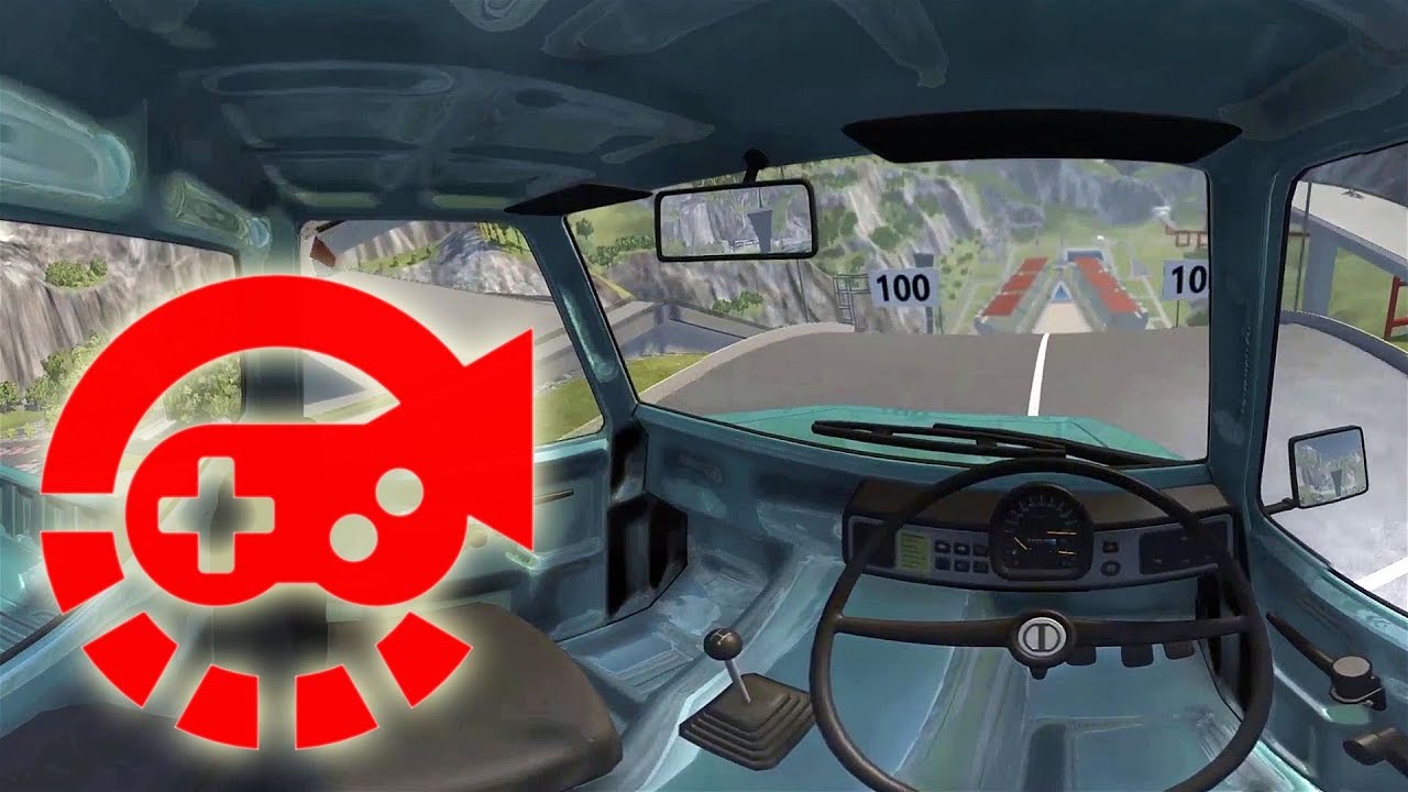 Видео 360° - Car Jump Arena, BeamNG.drive