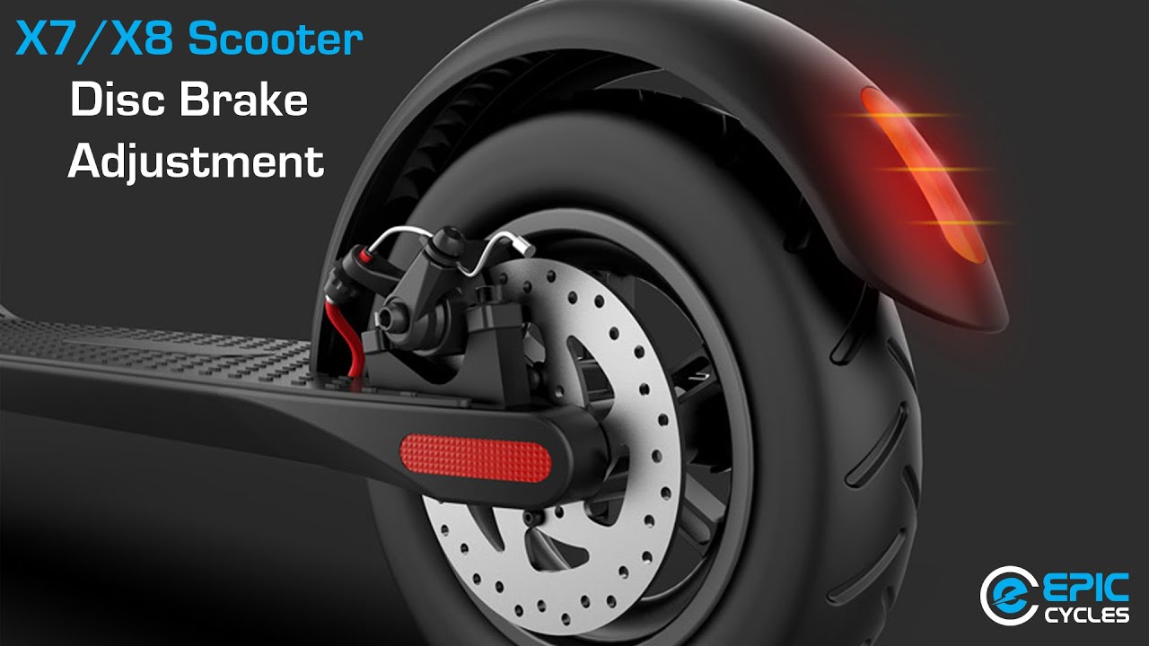 X7 Scooter Disc Adjustment