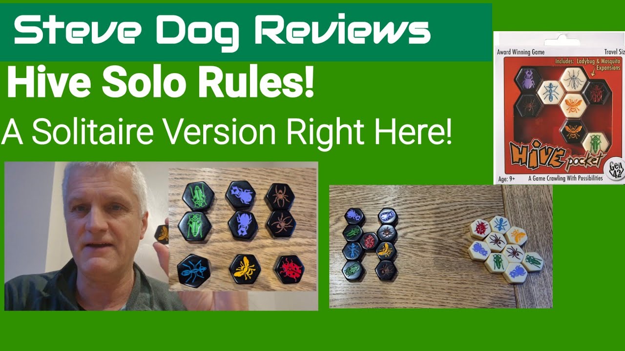 Hive Pocket Board Game Solo Rules (Solitaire)