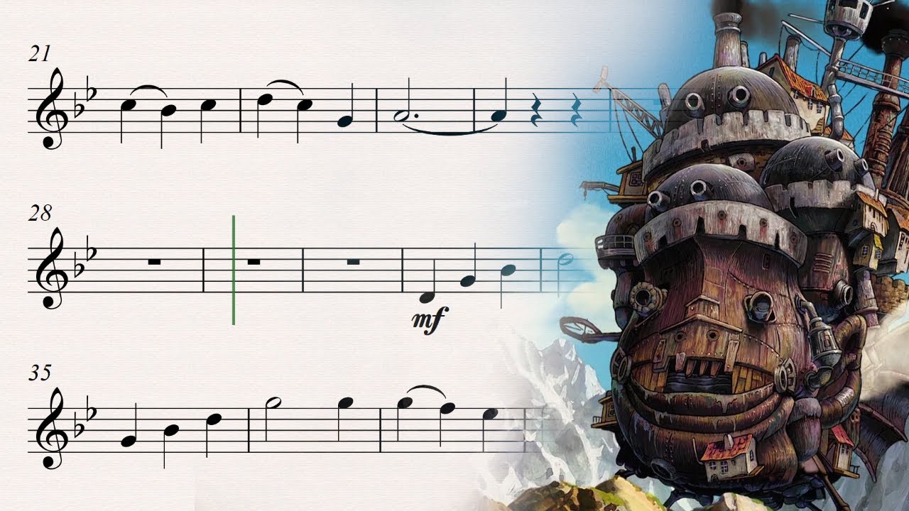 EL CASTILLO AMBULANTE (Trombón, Violonchelo) | 𝗣𝗮𝗿𝘁𝗶𝘁𝘂𝗿𝗮 𝗣𝗹𝗮𝘆-𝗔𝗹𝗼𝗻𝗴