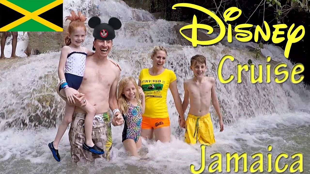 CRUISIN' ON THE DISNEY FANTASY PT 5! Jamaica bobsled and DUNNS RIVER FALLS HIKE! FUN FAMILY VACATION