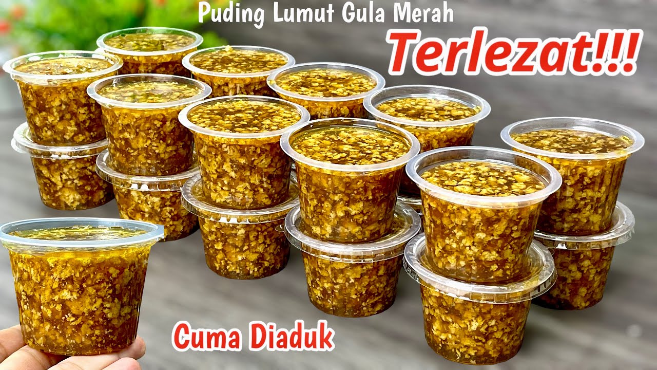 Semua Menyukainya ‼️ Cuma di aduk Puding ini Sangat Lezat : Puding Lumut gula merah