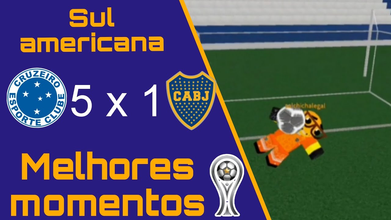 Cruzeiro vs Boca juniors [ Cruzeiro ganha do boca juniors por um placar maiusculo ]