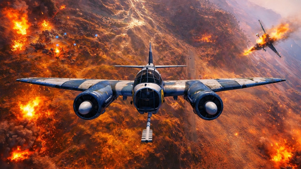 TOTAL DESTRUCTION OF THE SKY! The most INSANE bomber in Battlefield 5