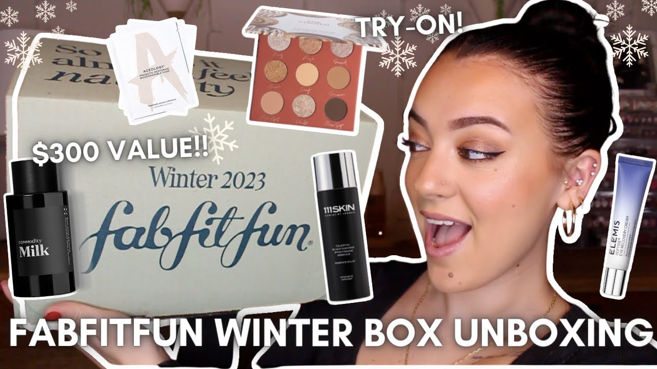 ❄️FABFITFUN Winter 2023!!❄️Worth OVER $300?!?😱Unboxing & Review!