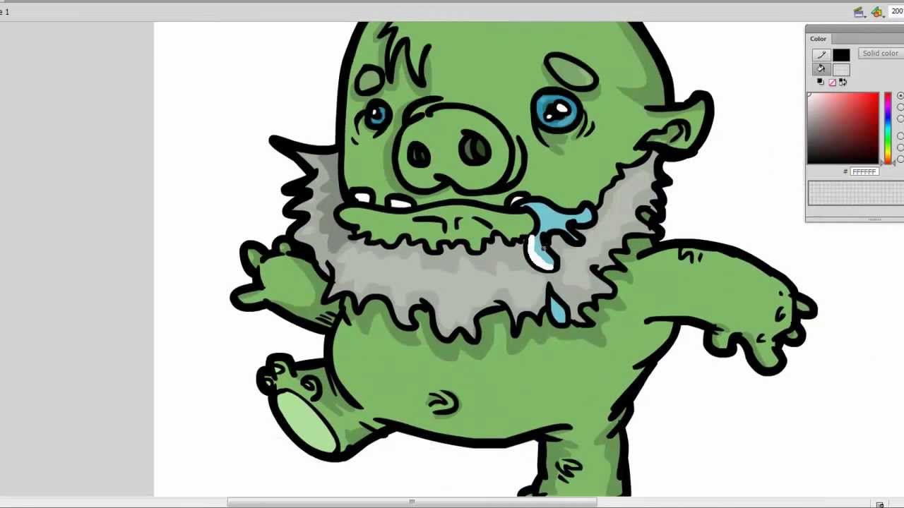 Monster Factory 01/44 -The Bearded Green Drooling Monster