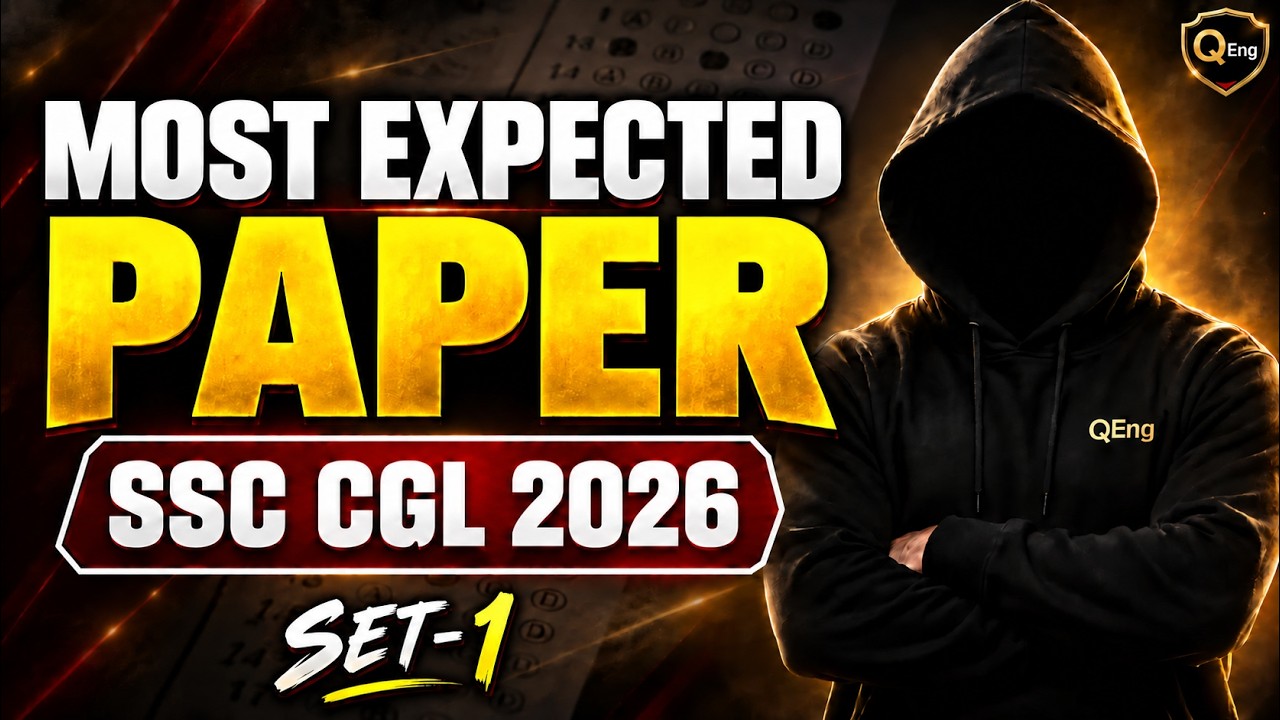 Latest Pattern Test | Top 25 Questions | SSC CGL 2026 | QEng