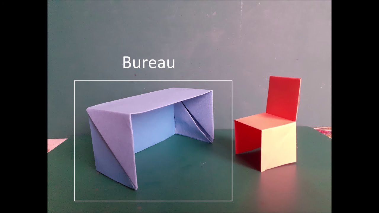 origami meuble bureau