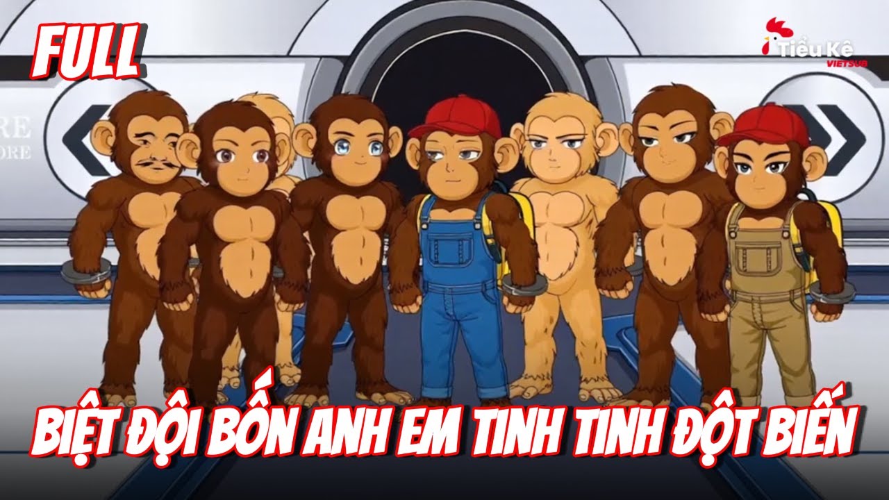 Full Trọn Bộ | Biệt Đội Bốn Anh Em Tinh Tinh Đột Biến | Tiểu Kê Vietsub