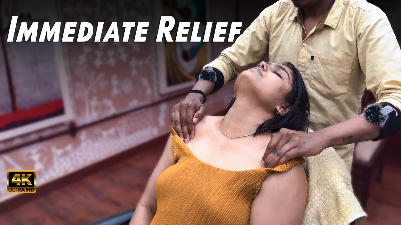 Workout Pain Relieve Shoulder and Head Massage | Indian Massage