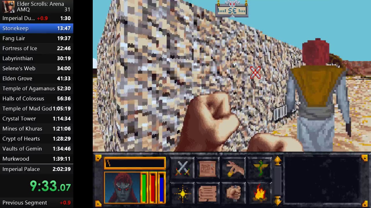 TES: Arena All Main Quests Former World Record 1:44:16