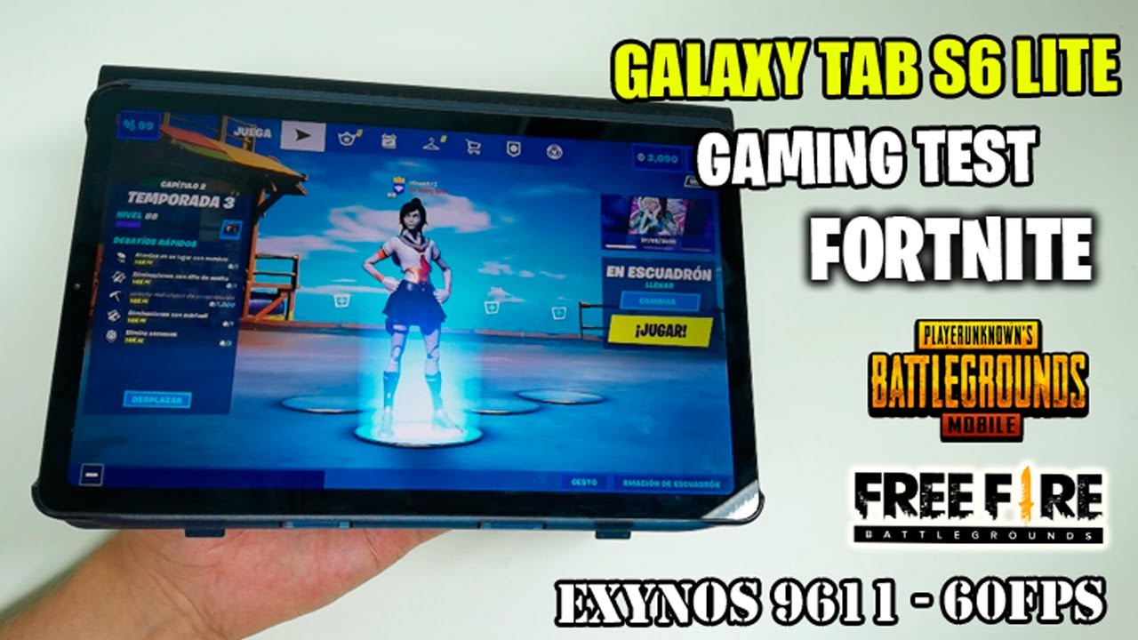 Samsung Galaxy TAB S6 LITE en Perú - Gaming Test - FORTNITE, FREE FIRE, PUBG y COD (EXYNOS 4GB)