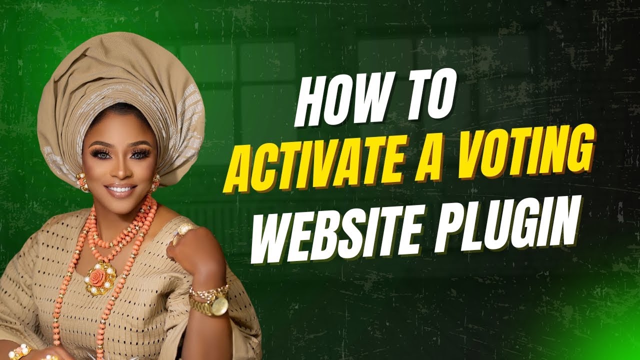 how to activate a voting website plugin