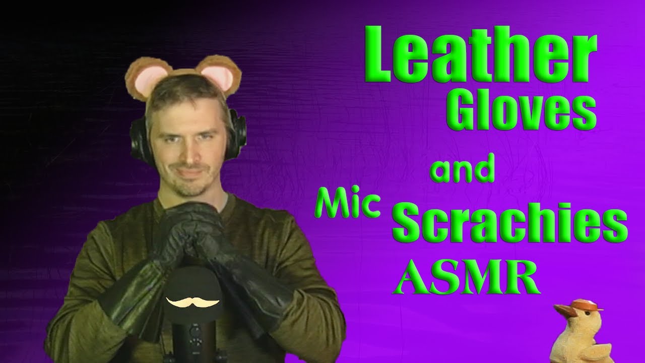 Leather Gloves and Mic Scratchies ASMR