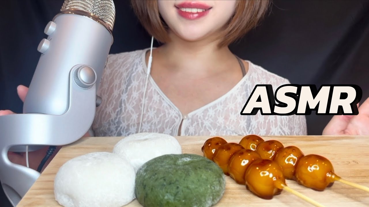 Variety of Japanese Mochi | ASMR | Mukbang | お餅を食べる