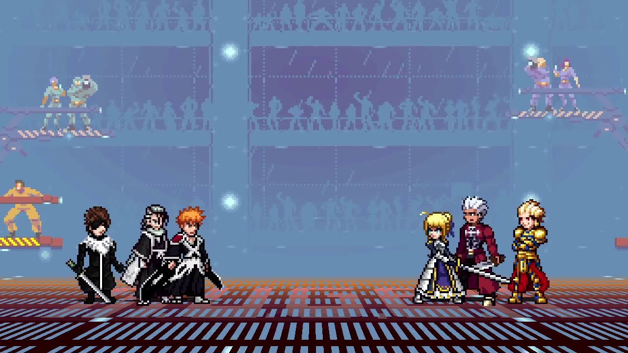 REMATCH – Ichigo, Byakuya & Aizen VS Pendragon, Shirou & Gilgamesh | Academy MUGEN [IKEMEN]