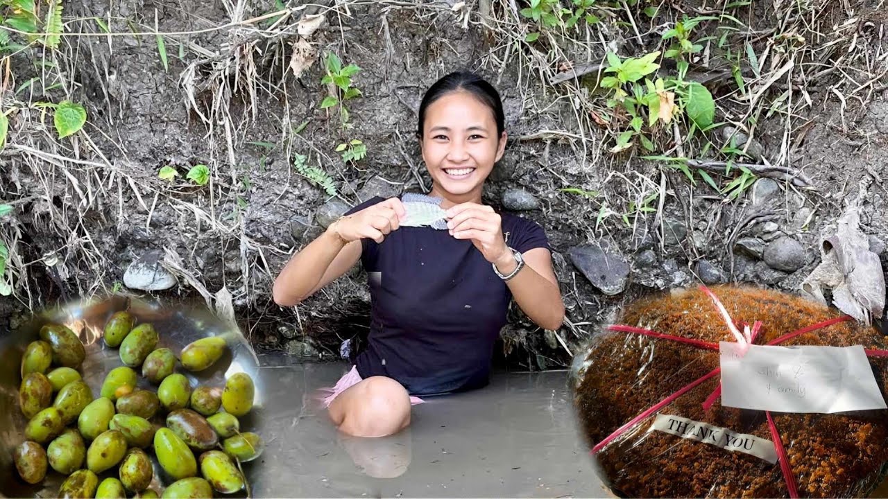 FISHING IN THE MOUNTAIN RIVER WITH MY FAMILY | thankyouu for our biko 😊😍