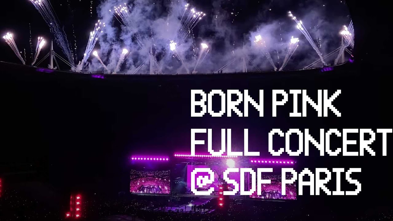 blackpink's stade de france concert