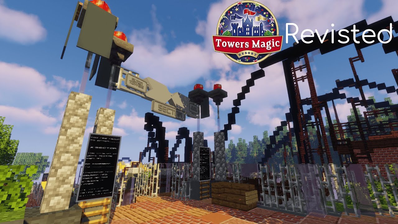 TOWERS MAGIC REVISITED | 1:1 ALTON TOWERS MINECRAFT RECREATION