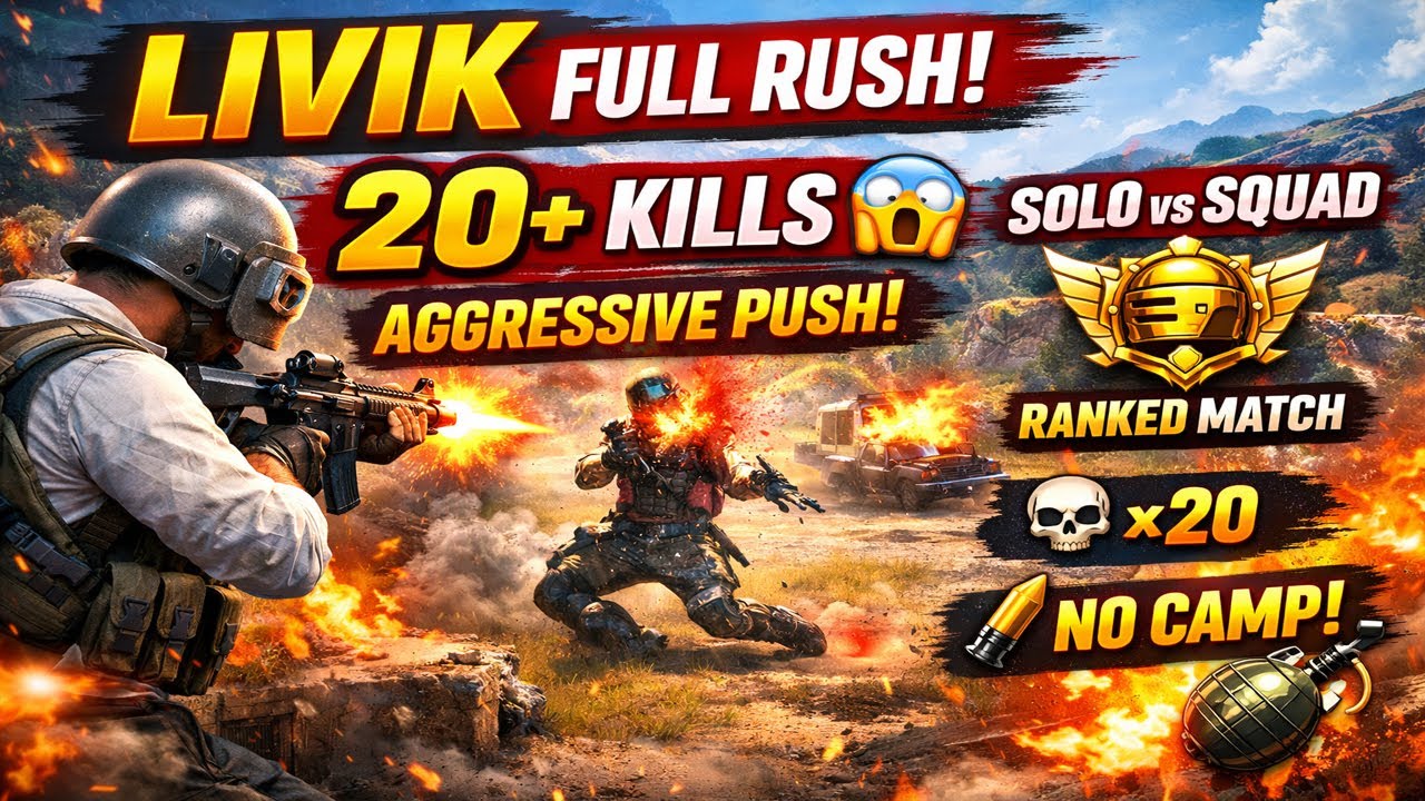 20 Kills in Minutes! Livik Full Rush Gameplay Exposed @MaxHarryGaming
