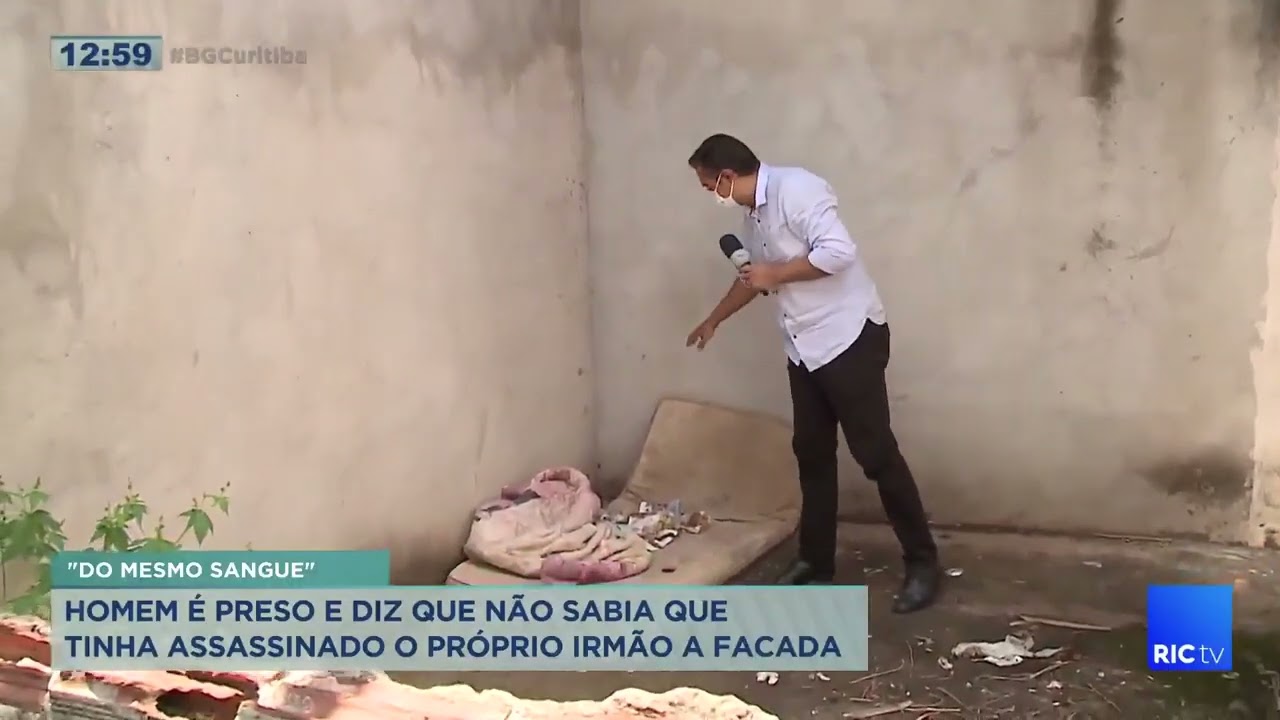 Homem &eacute; preso e diz que n&atilde;o sabia que tinha assassinado o pr&oacute;prio irm&atilde;o a facada