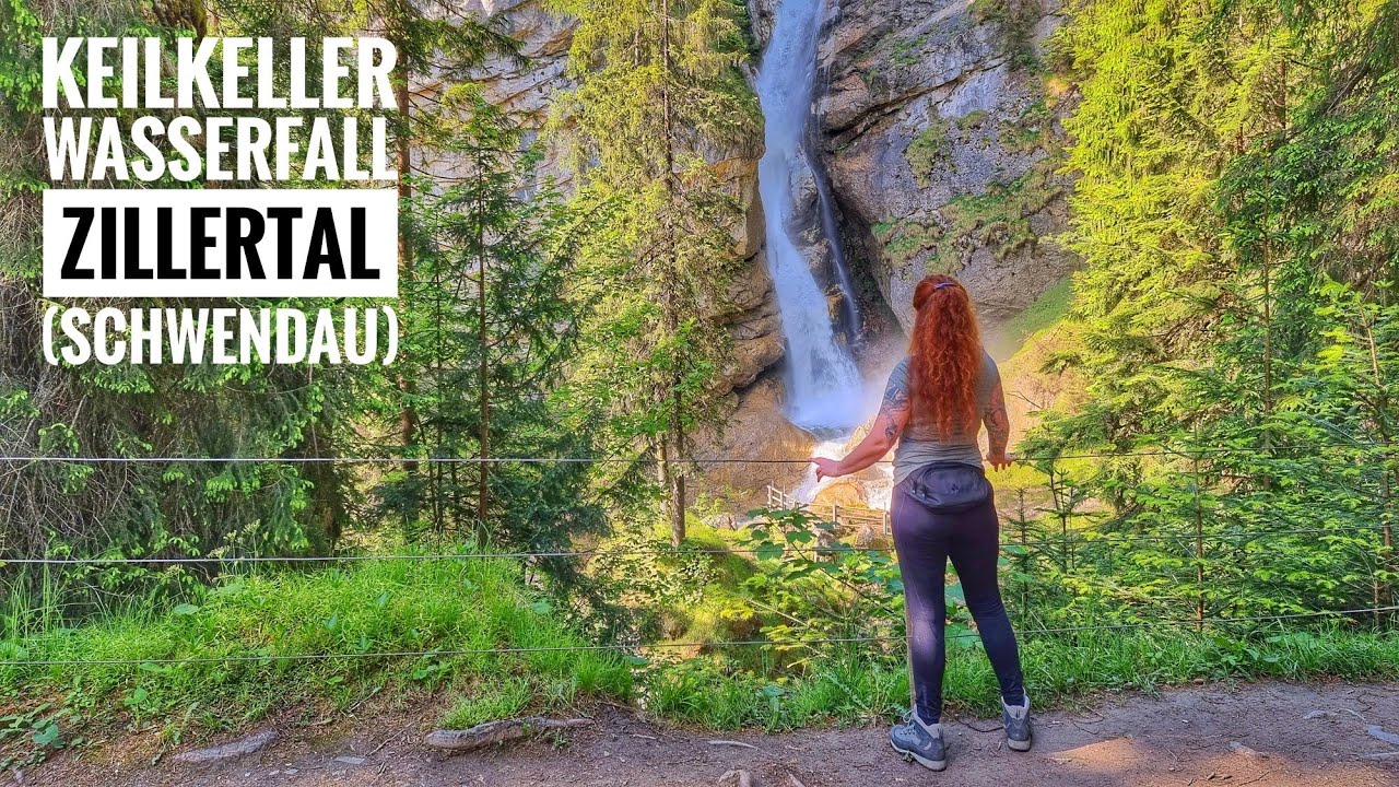 🇦🇹Keilkeller Wasserfall and the Old Watermill (Austria, Tirol, Zillertal, Schwendau), 05.06.2021