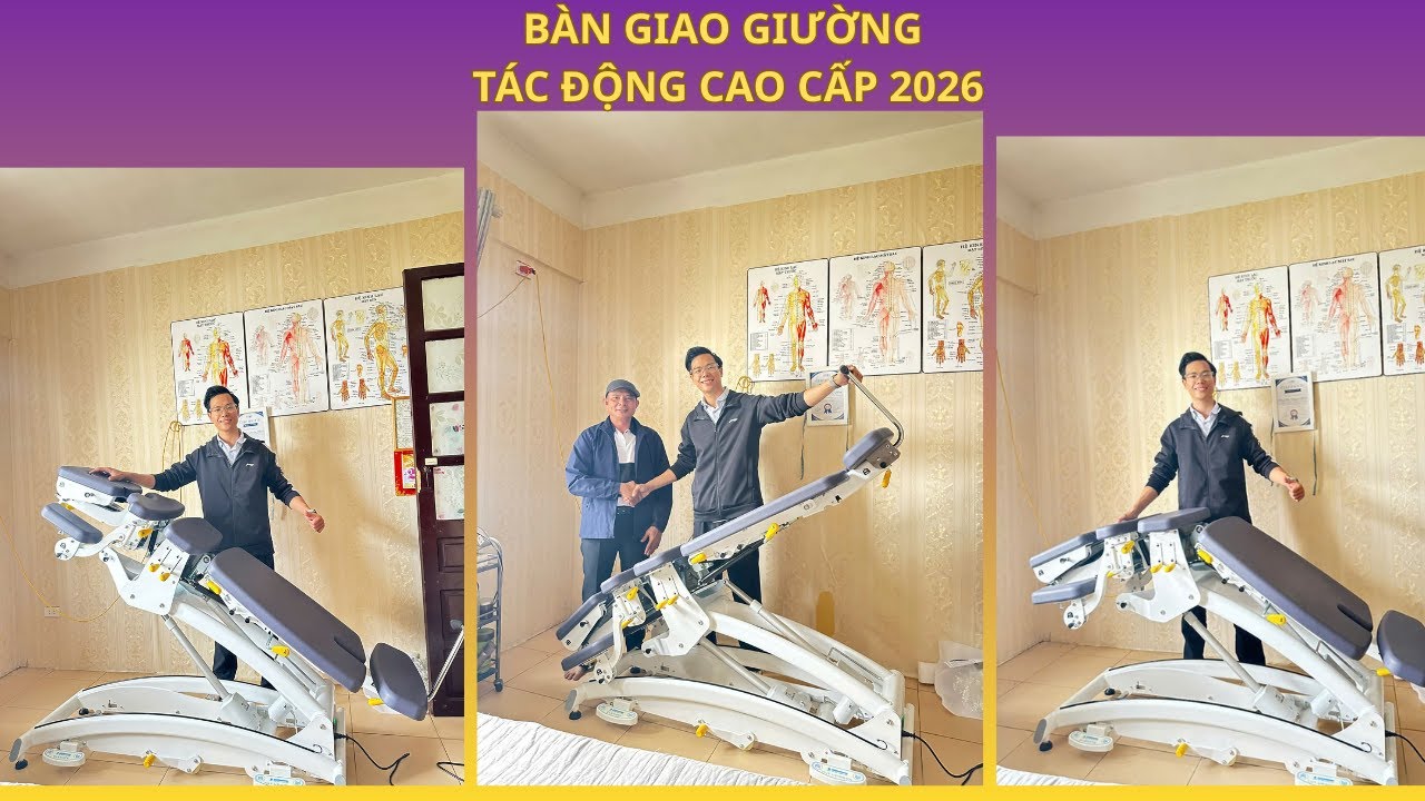 Bàn Giao Giường Tác Động Cột Sống Đa Chiều Cao Cấp CY-C113E