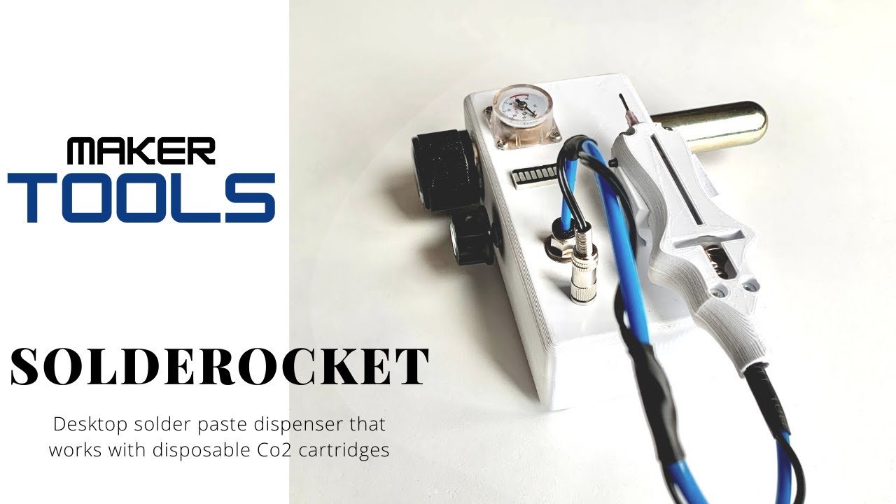 Desktop solder paste dispenser Solderocket & PnPAssist
