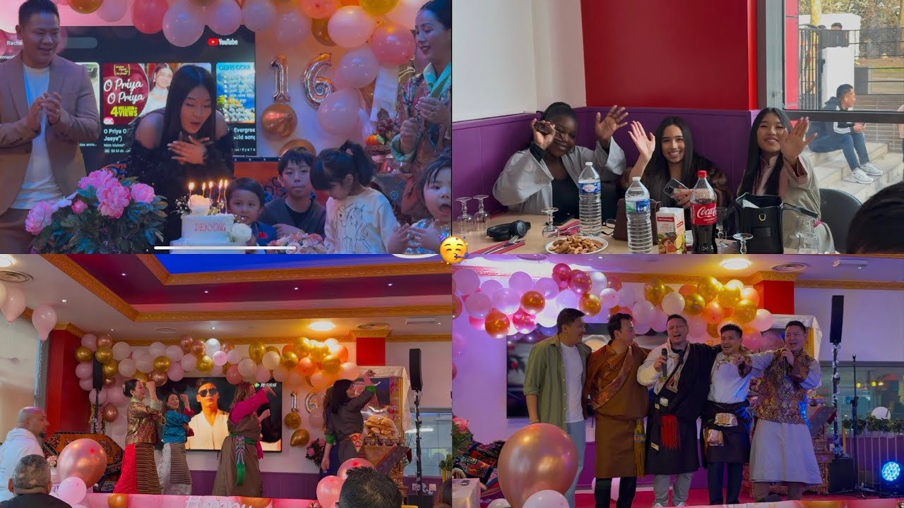 Grand birthday celebration 🥳| sweet 16 💕| Tibetan vlogger | Tsomo kitchen |