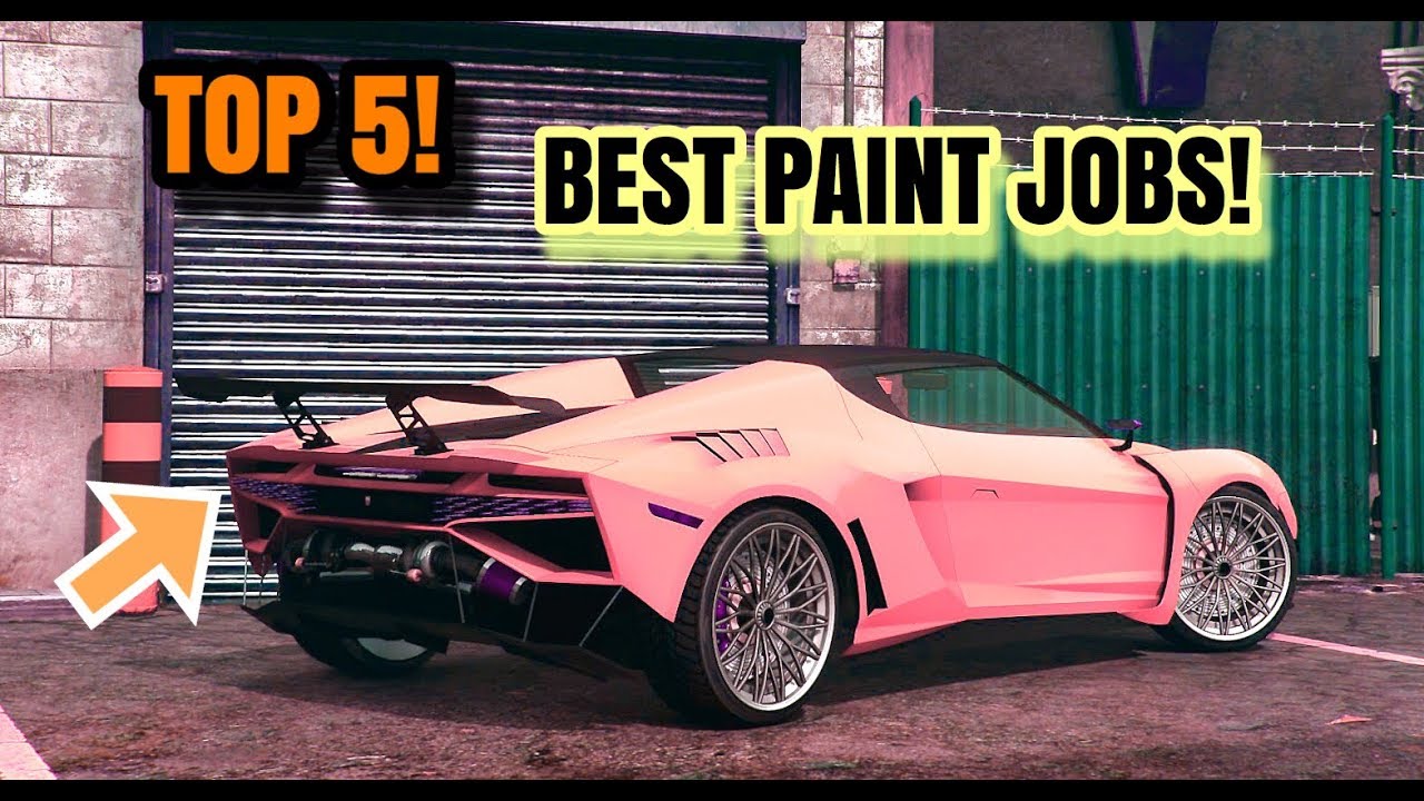 TOP 5 AWESOME PAINT JOBS FOR THE NEW PAGASSI ZURROSO! | GTA 5 ONLINE