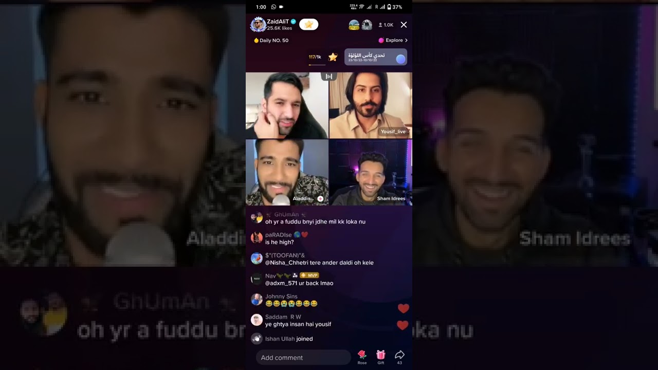 YouTuber VS TikToker                 yousaf Aladin VS sham idress zaid