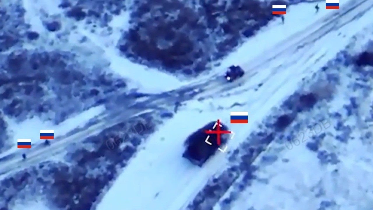 Беспилотники подразделения «Помста» выследили 2 российских танка под Константиновкой.