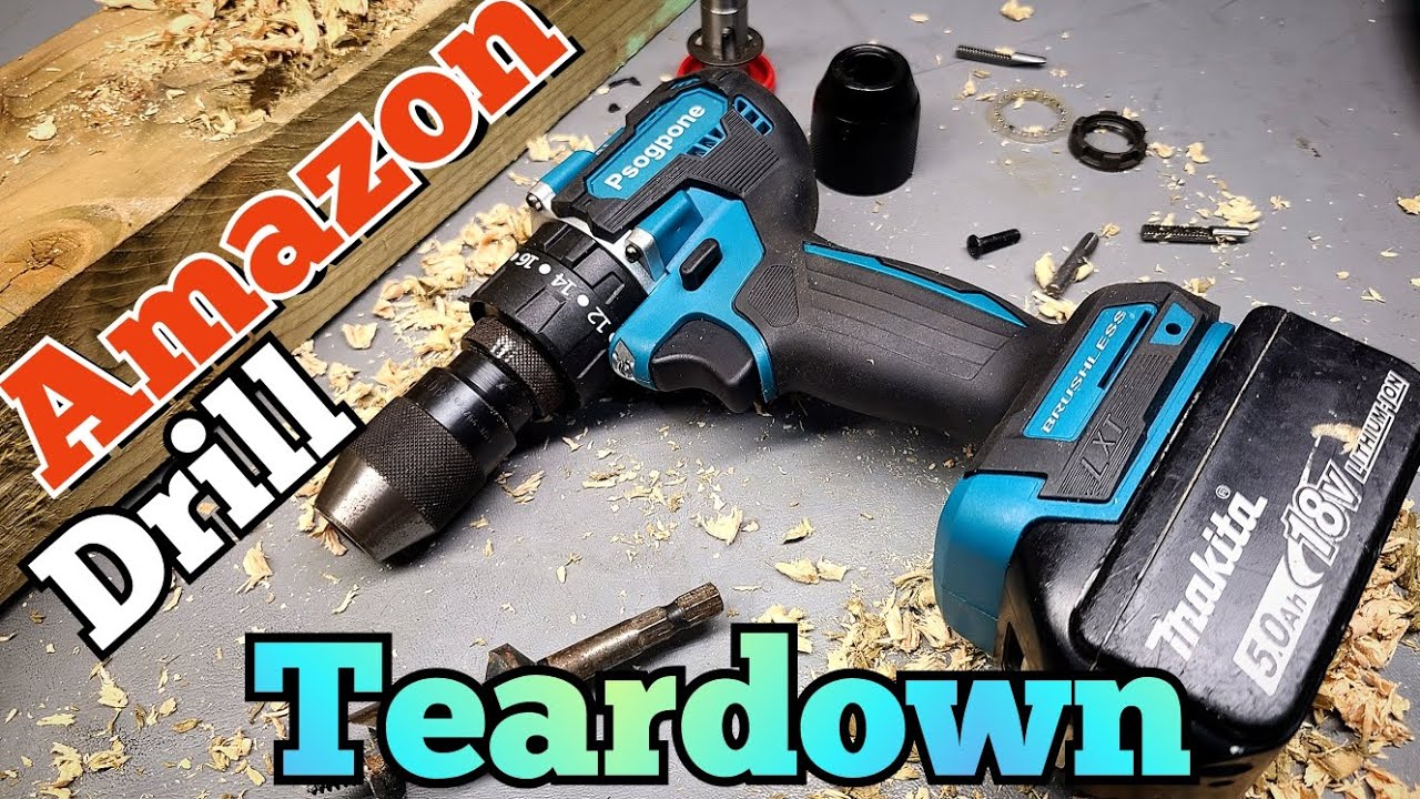 Psogpone, Copy Makita cordless drill from Amazon Teardown and test. Is it worth £30??