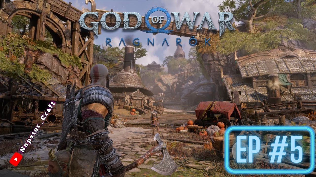 GOD OF WAR RAGNAROK: ¡LLEGAMOS AL PUEBLO DE NIDAVELLIR! EP5