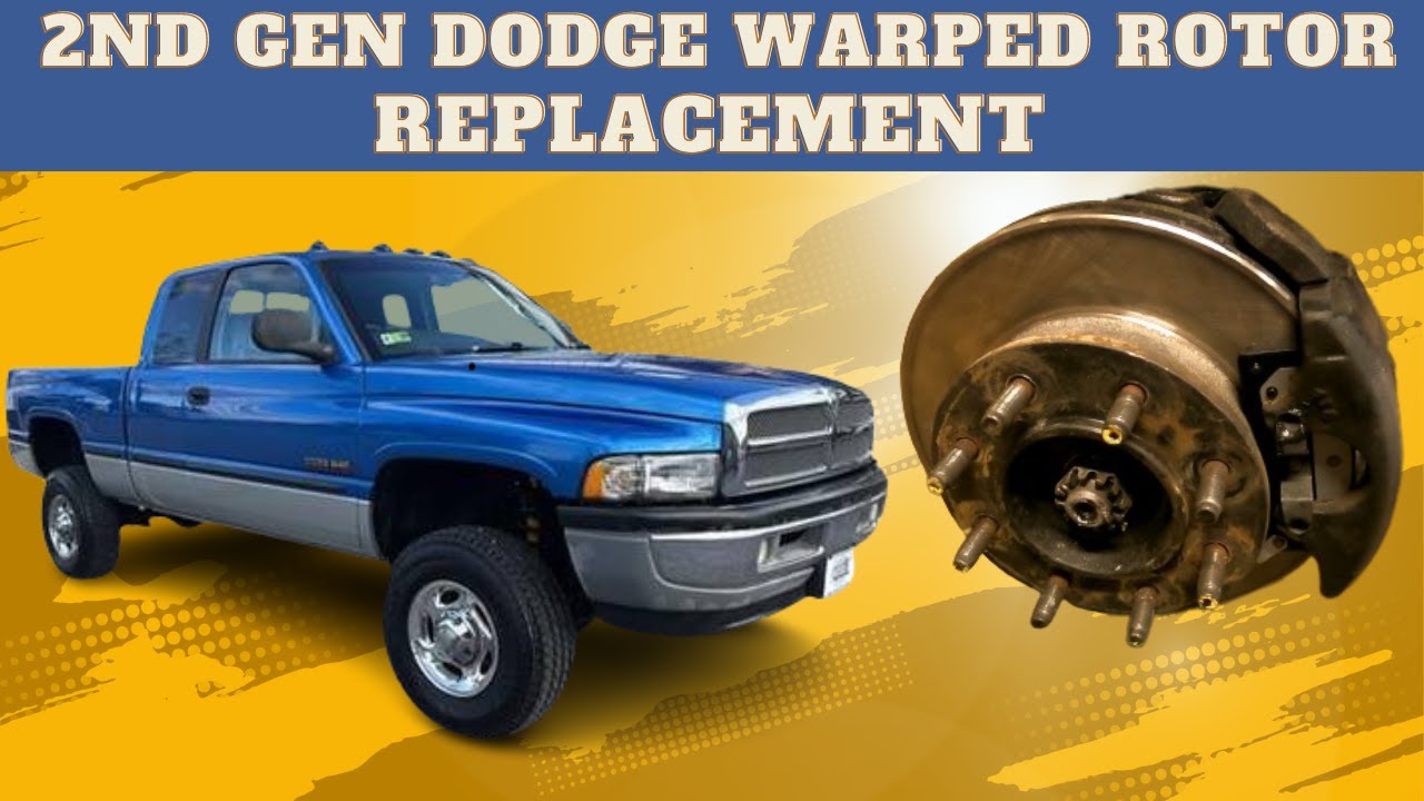 How to replace a brake rotor on a 2nd gen Dodge Ram 2500/ 3500 years 1994-2002