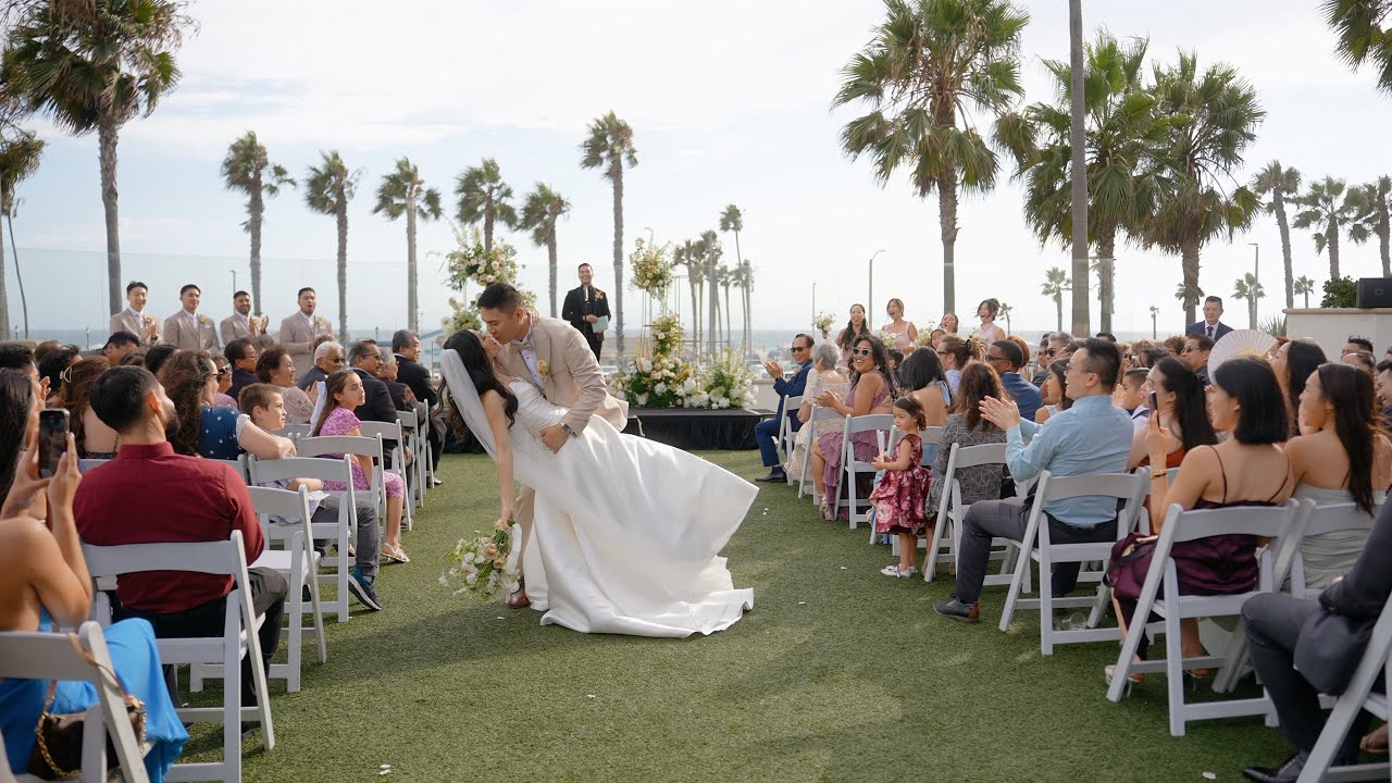 Jackie & John | The Waterfront Beach Resort | Wedding Highlight