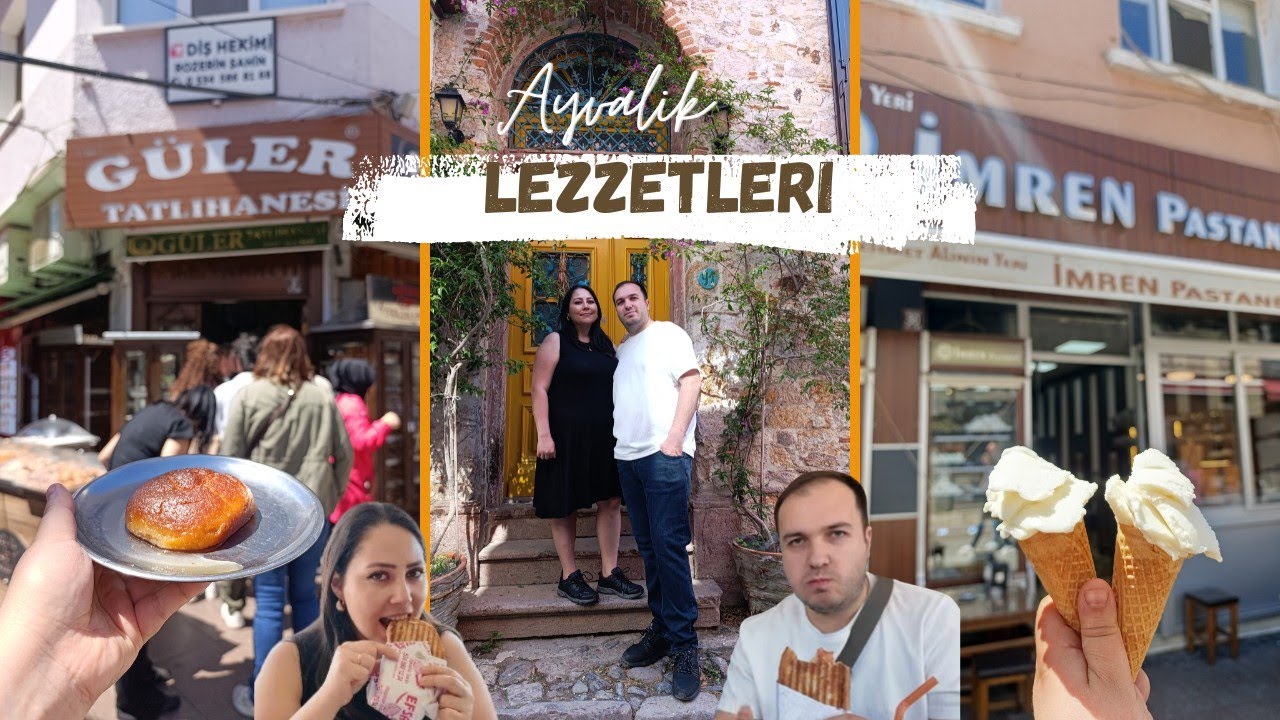 Ayvalık’ta Lezzetli Duraklar ve Sıcak Sokaklar | Vlog Serisi Bölüm 2 🍽️🌺