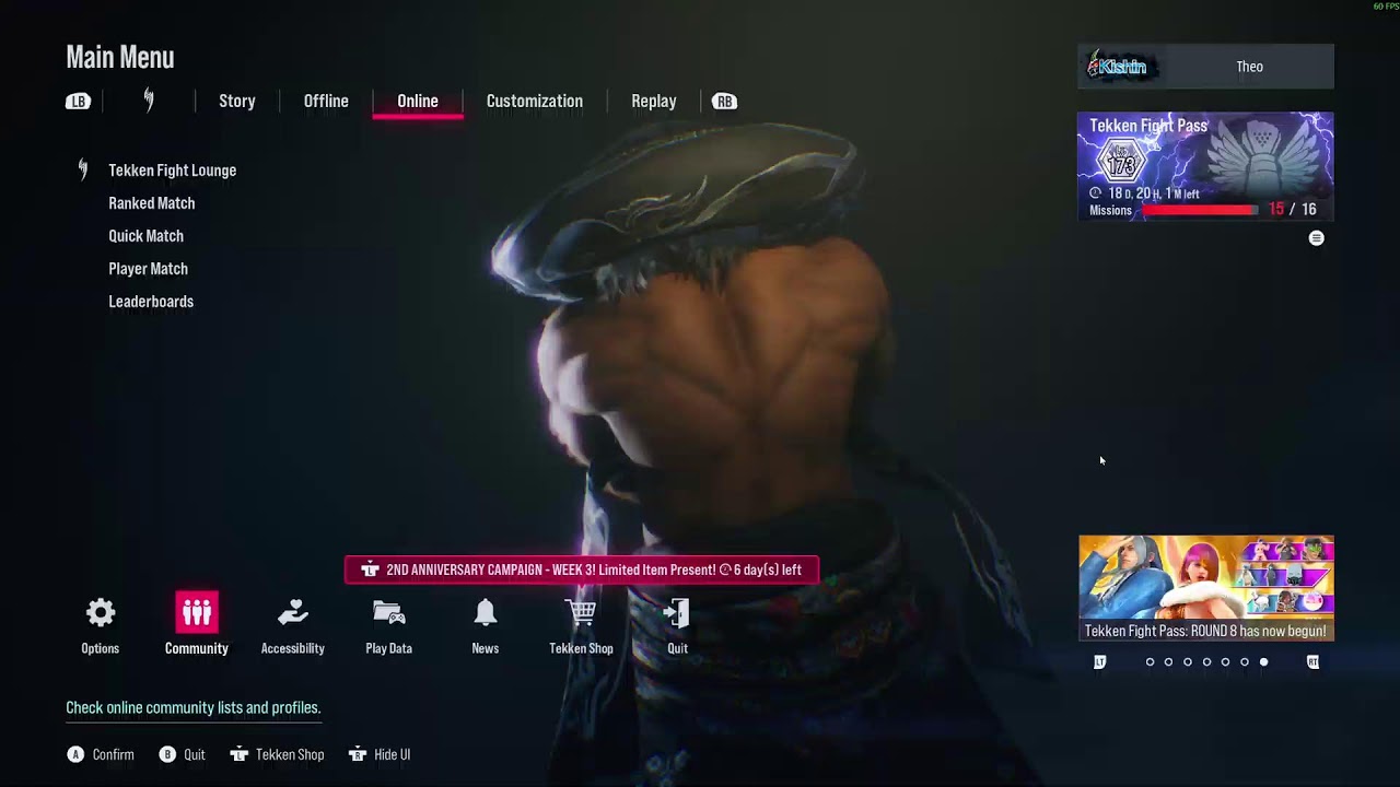 Late night Tekken 8 Ranked (Heihachi)  2/24/26